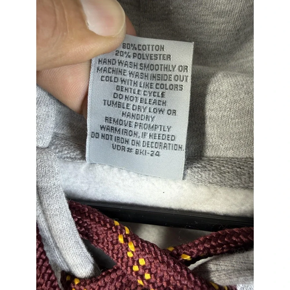 Minnesota Golden Gophers Hoodie Youth XL Gray NCAA Hockey Sweatshirt Signature